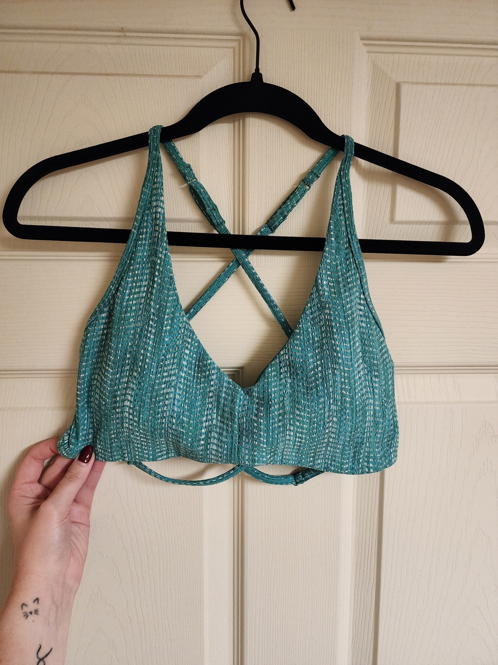 P'tula Teal Strappy Bralette